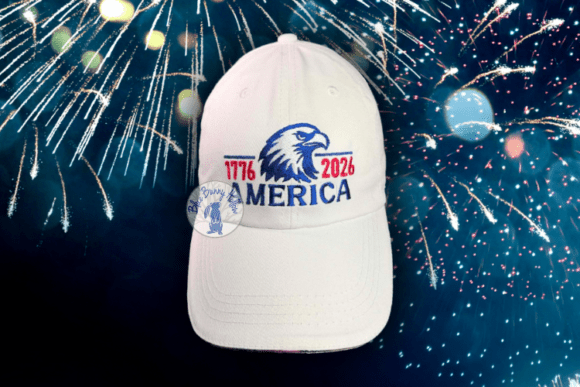 1776–2026 America Hat Embroidery Design Review