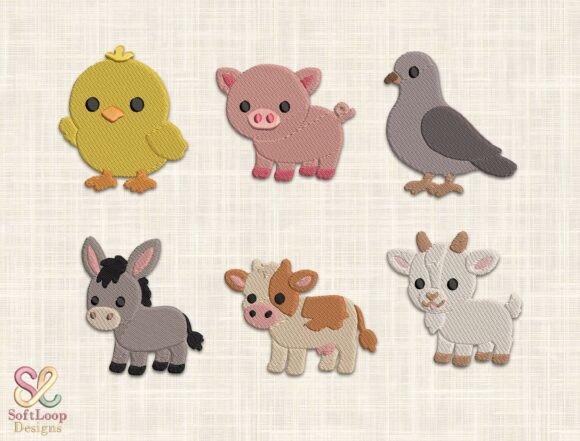 Baby Farm Animals Embroidery Bundle Review