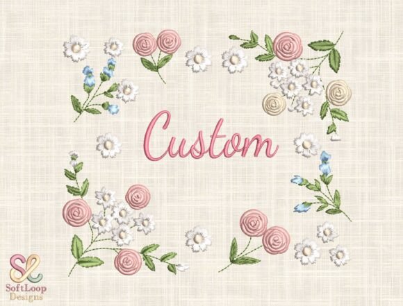 Custom Floral Name Embroidery Design Review