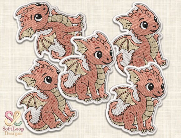 Cute Baby Dragon Embroidery Patch Review