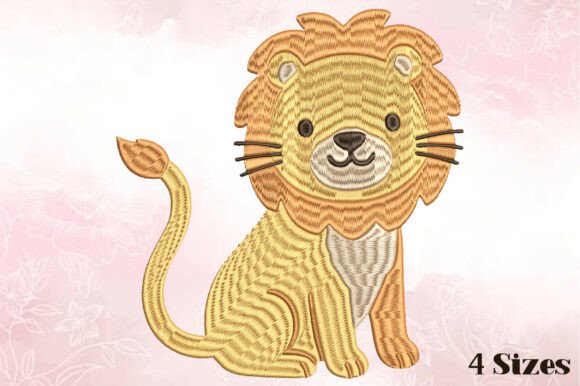 Cute Baby Lion Embroidery Design Review