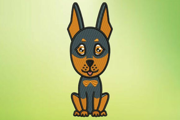 Cute Doberman Puppy Embroidery Review