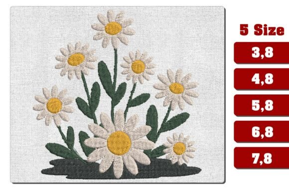 Daisy Wildflower Machine Embroidery File Review
