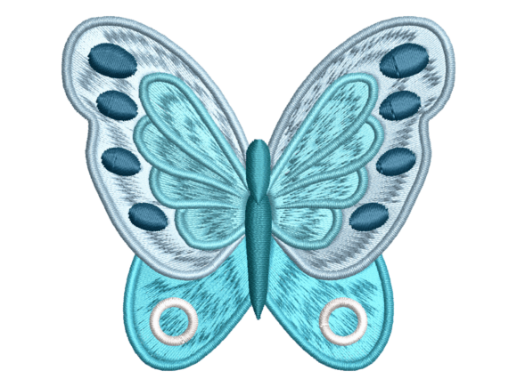 Elegant Blue Butterfly Embroidery Review