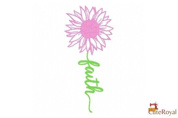 Faith Sunflower Outline Embroidery Review