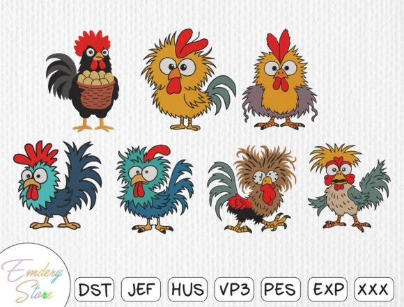 Funny Chicken Embroidery Design Bundle Review