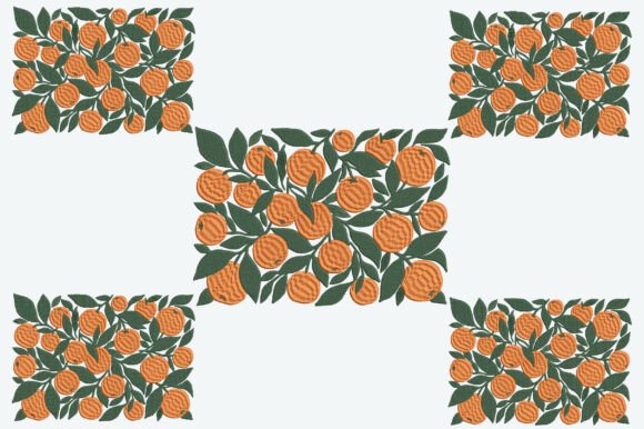 Orange Citrus Embroidery Design Review
