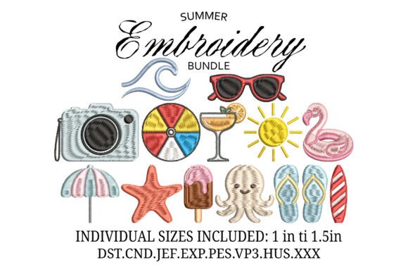 Summer Icons Embroidery Design Review