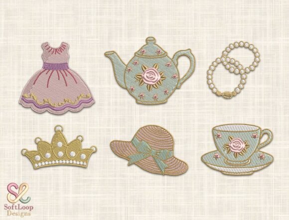 Vintage Princess Tea Embroidery Bundle Review